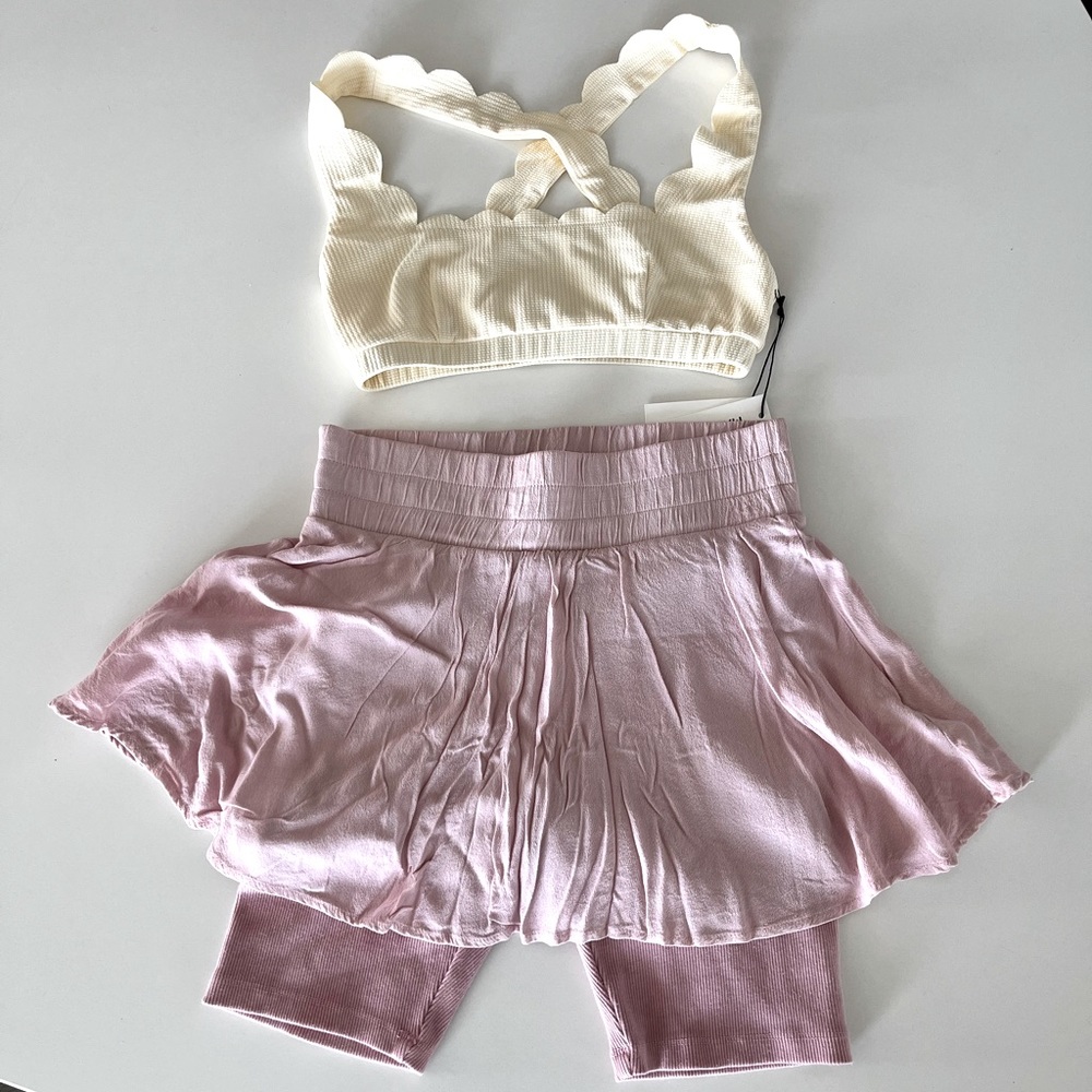 Free People Running Skort